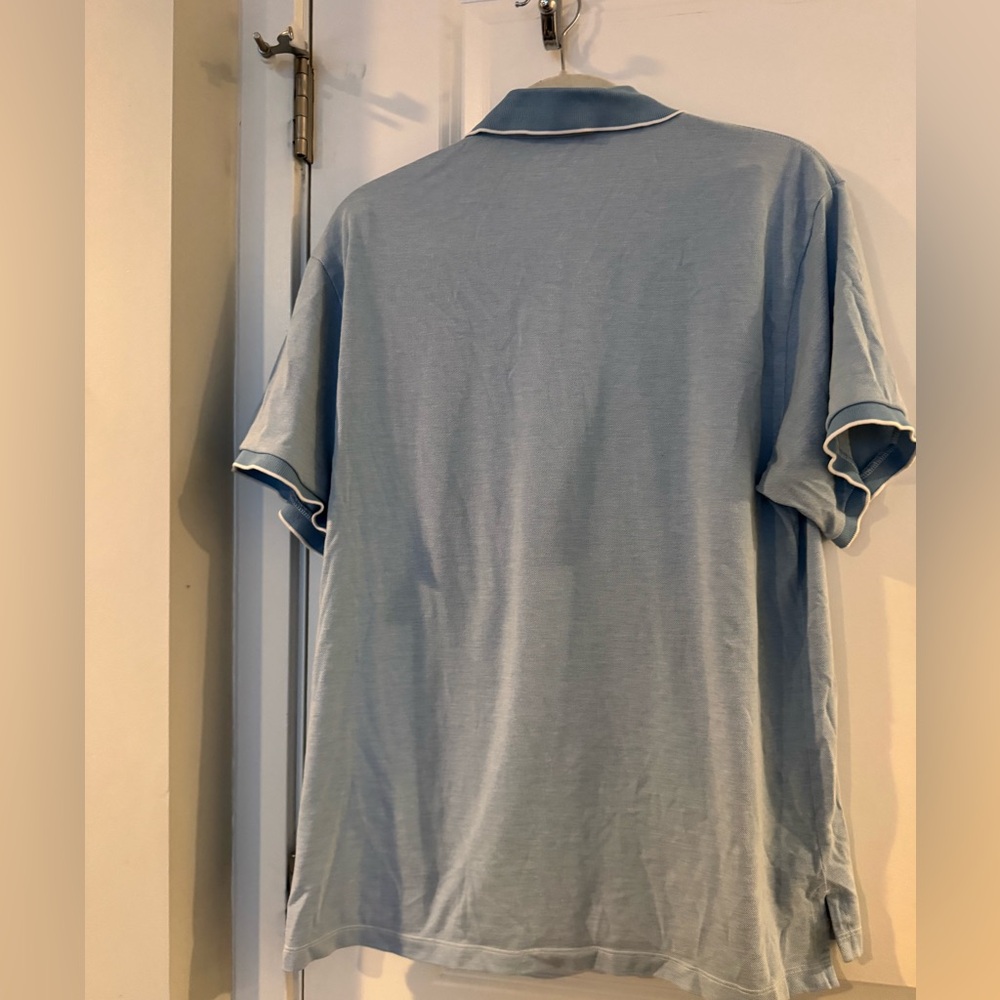 Bonobos Sky Blue Pique Polo‎ Shirt for Men - Picture 2 of 5